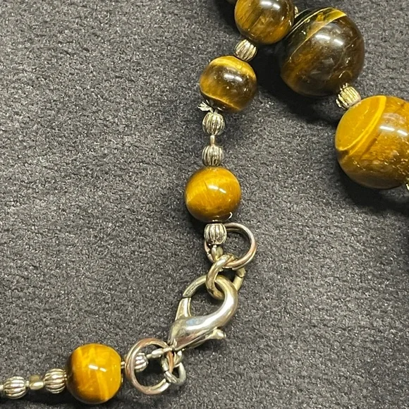 Tiger Eye Beaded 30" Necklace - Picture 8 of 9